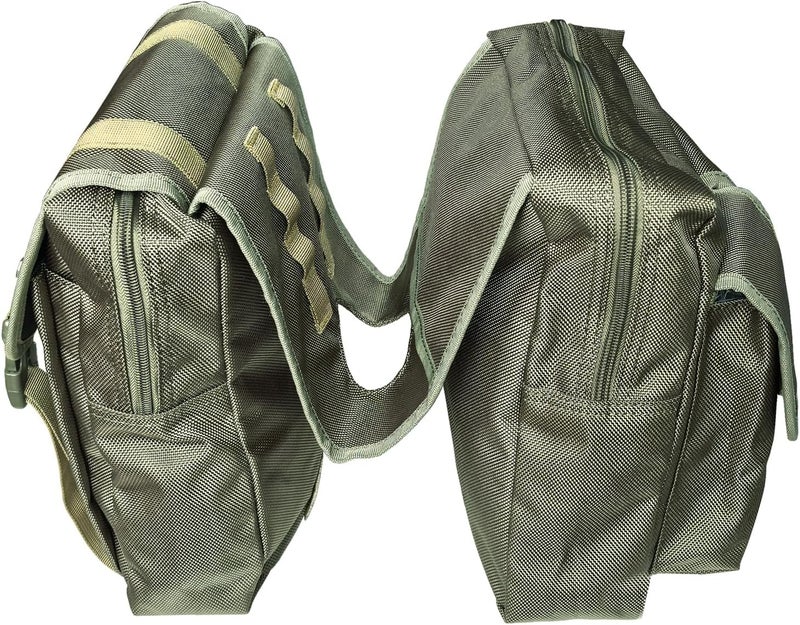 Larswon Universal Water-resistant ATV Tank Bag - Heavy-Duty Motorcycle Saddle Storage Compatible with Sportsman, Grizzly, KingQuad & Most ATV/UTV/Snowmobile AccessoriesArmy Green - Image 4